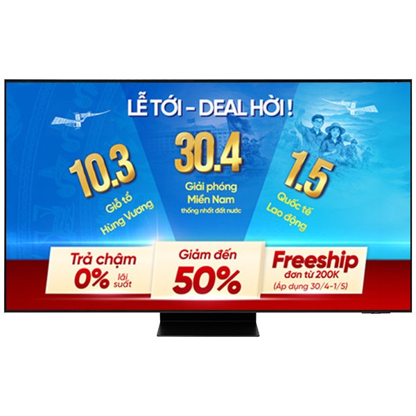 Smart Tivi OLED Samsung AI 4K 65 inch QA65S95D