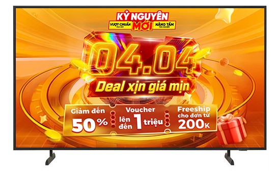 Smart Tivi Khung Tranh The Frame QLED Samsung AI 4K 55 inch QA55LS03D