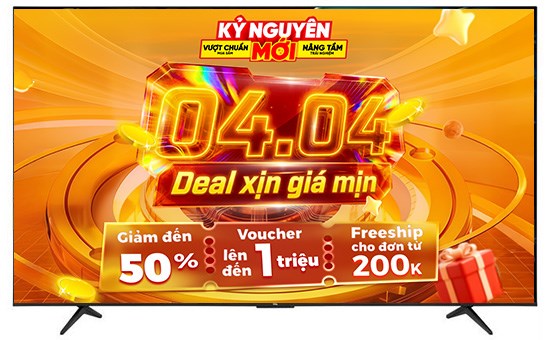 Google Tivi QLED TCL AI 4K 85 inch 85C69B