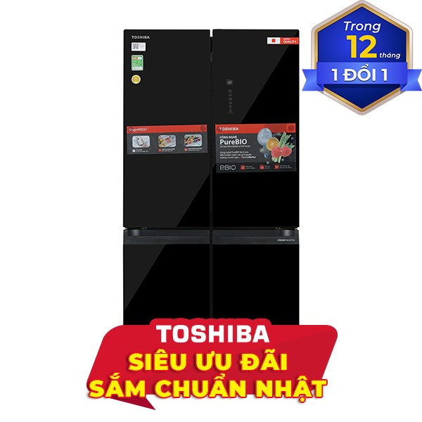 Toshiba Inverter 474 lít GR-RF611WI-PGV(22)-XK