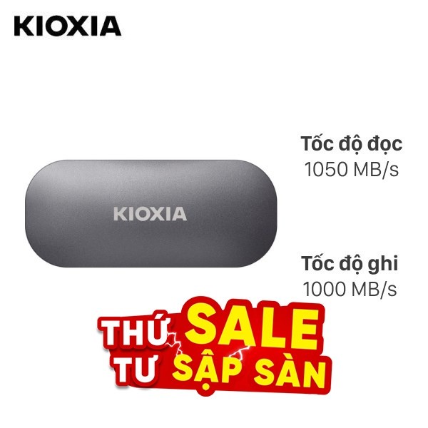 Ổ cứng SSD 1TB Kioxia Exceria Plus Portable LXD10S001TG8