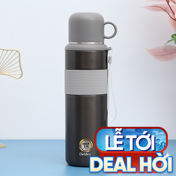 Bình giữ nhiệt nóng lạnh Inox 750 ml Delites Z90A