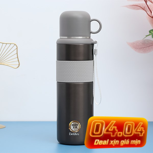 Bình giữ nhiệt nóng lạnh Inox 750 ml Delites Z90A