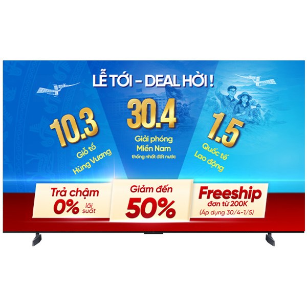 Google Tivi QD-Mini LED TCL AI 4K 98 inch 98C855