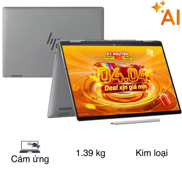 Laptop HP Envy X360 14 fa0048AU R7 8840HS/16GB/512GB/Win11 (A19BQPA)