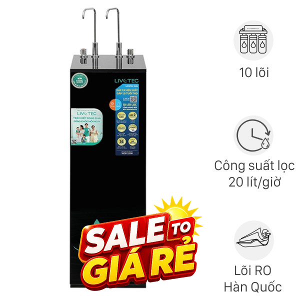 Máy lọc nước RO nóng nguội Hydrogen Livotec 635