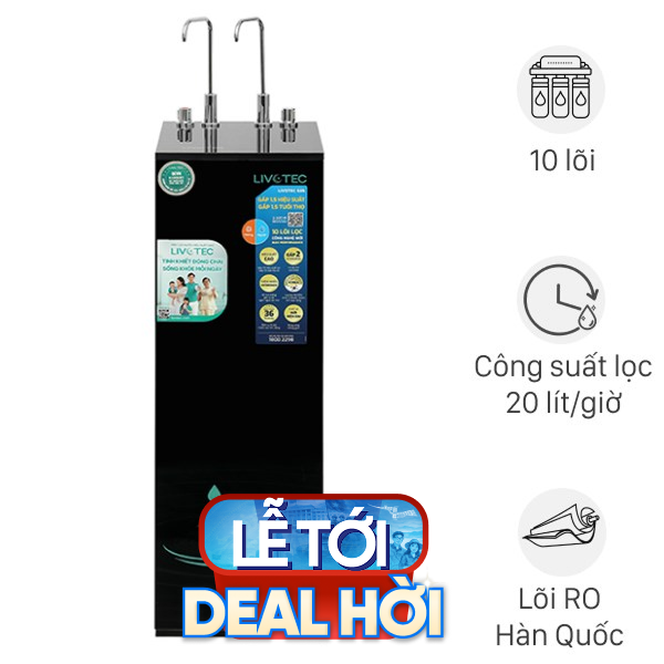 Máy lọc nước RO nóng nguội Hydrogen Livotec 635
