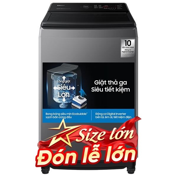 Samsung Inverter 17 Kg WA17CG6442BDSV