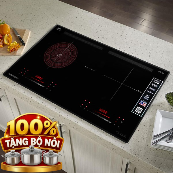 Bếp từ hồng ngoại âm Sunhouse SHB82011-MMD 4400W