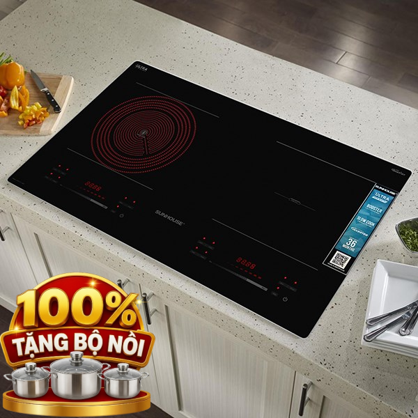 Bếp từ hồng ngoại âm Sunhouse SHB82071-VMD 4400W