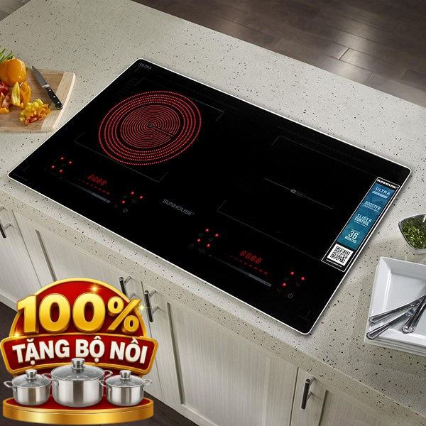 Bếp từ hồng ngoại âm Sunhouse SHB81051-VMD 4000W