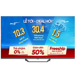 Google Tivi QLED Aqua 4K 50 inch AQT50S80EUX