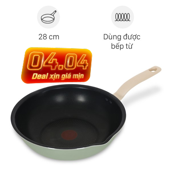 Chảo nhôm sâu chống dính đáy từ Tefal So Matcha G1796695