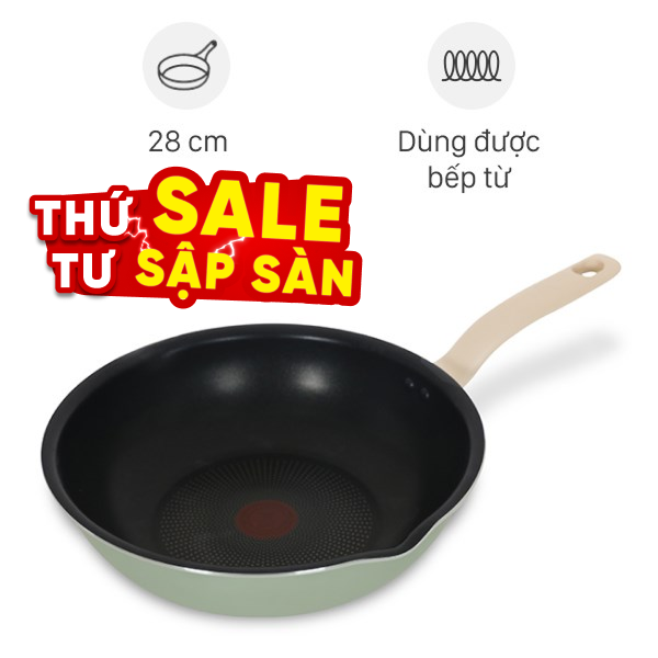 Chảo nhôm sâu chống dính đáy từ Tefal So Matcha G1796695
