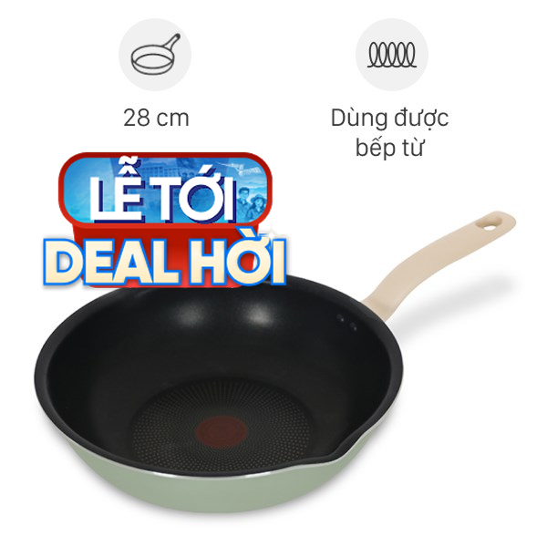 Chảo nhôm sâu chống dính đáy từ Tefal So Matcha G1796695