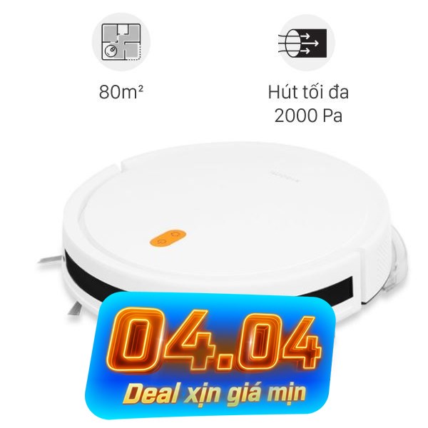 Robot hút bụi lau nhà Xiaomi Vacuum E5 - Trắng