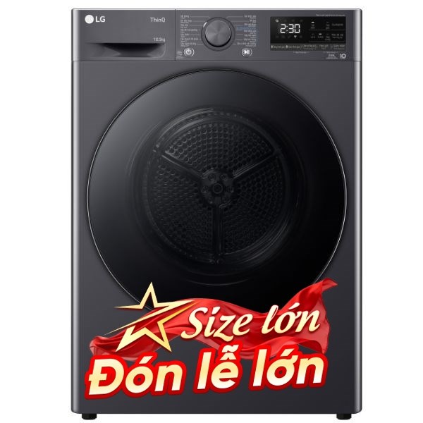 Máy sấy bơm nhiệt LG 10.5 Kg DVHP50M