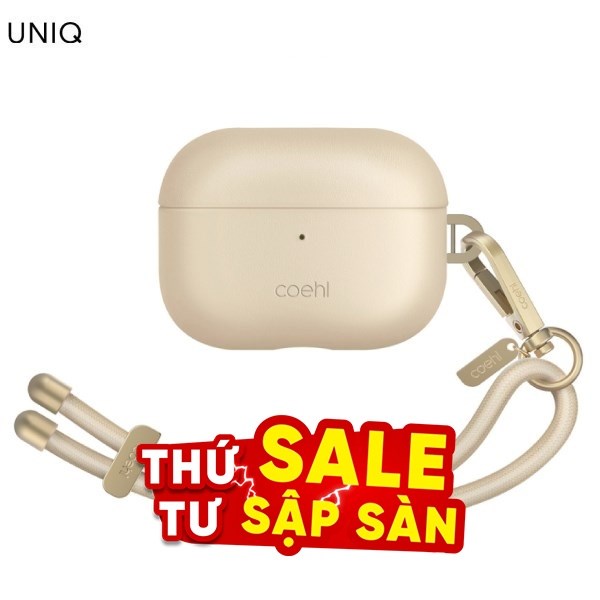Túi đựng AirPods Pro 2 da PU nhựa PC UNIQ Coehl Haven
