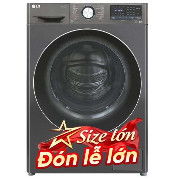 LG Inverter Giặt 11 Kg - Sấy 7 Kg FV1411D4B