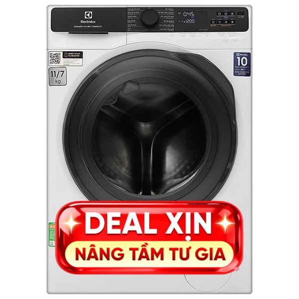 Electrolux Inverter Giặt 11 Kg - Sấy 7 Kg EWW1123P5WC