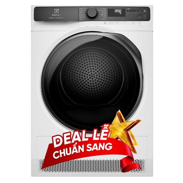 Máy sấy bơm nhiệt Electrolux 9 Kg EDH903R7WC
