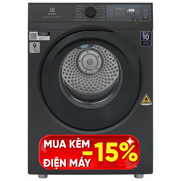 Máy sấy thông hơi Electrolux 9 Kg EDS904N3SC