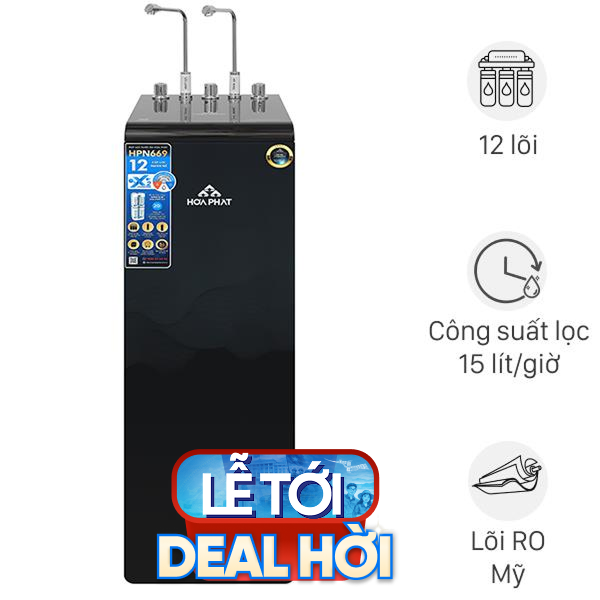 Máy lọc nước RO nóng nguội lạnh Hydrogen Hòa Phát HPN669