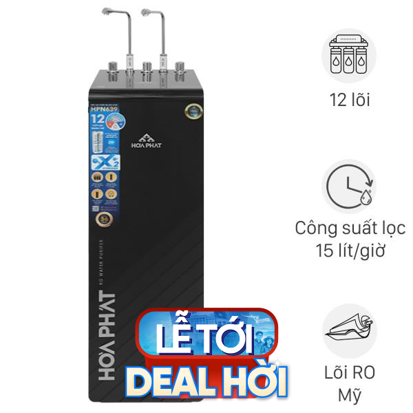Máy lọc nước RO nóng nguội lạnh Hydrogen Hòa Phát HPN639