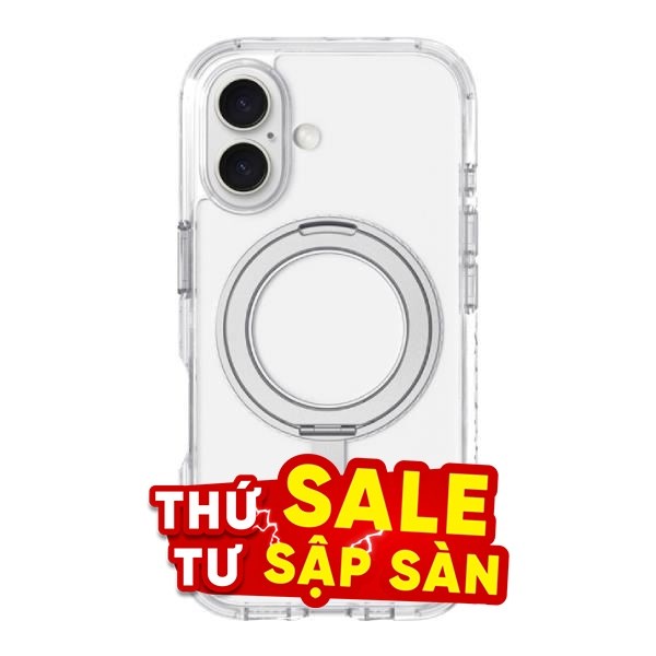 Ốp lưng MagSafe iPhone 16 Nhựa cứng viền dẻo LAUT Crystal Matter