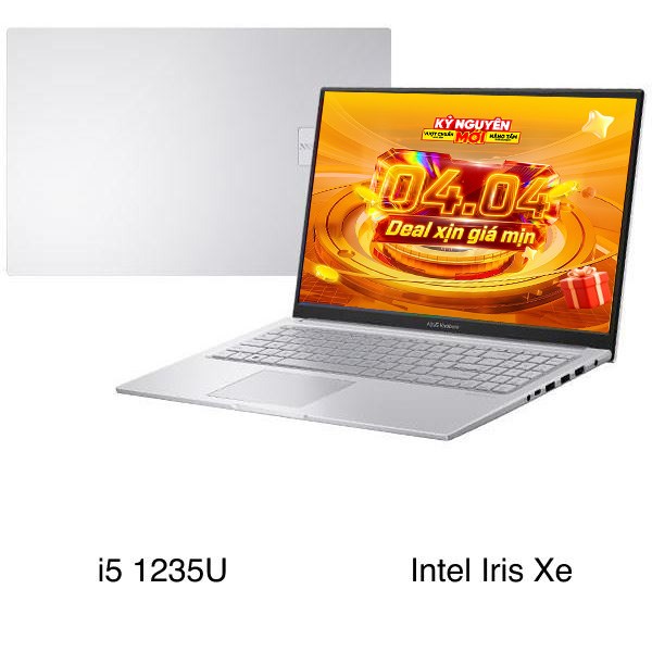 Laptop Asus Vivobook 15 X1504ZA - NJ1608W (i5 1235U, 16GB, 512GB, Full HD, Win11)