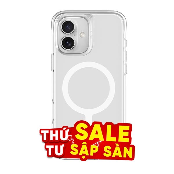 Ốp lưng MagSafe iPhone 16 Nhựa cứng viền dẻo UNIQ MAGCLICK CHARGING LIFEPRO XTREME (AF)