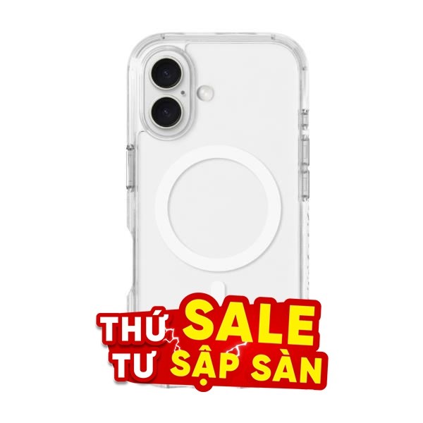 Ốp lưng MagSafe iPhone 16 Nhựa cứng PC LAUT Crystal Matter X