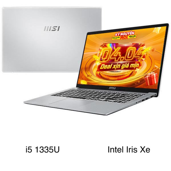 Laptop MSI Modern 15 F13MG - 082VN (i5 1335U, 16GB, 512GB, Full HD, Win11)
