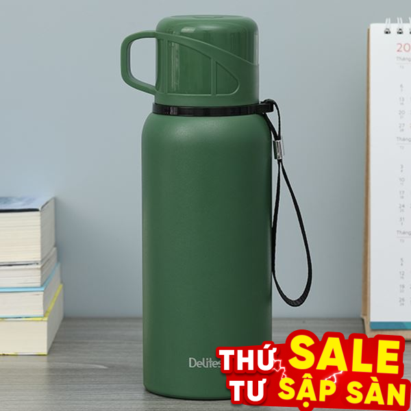 Bình giữ nhiệt nóng lạnh Inox 600 ml Delites Z109