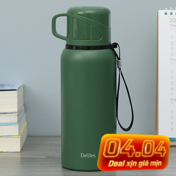 Bình giữ nhiệt nóng lạnh Inox 600 ml Delites Z109