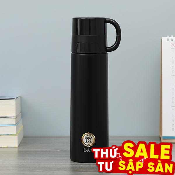 Bình giữ nhiệt nóng lạnh Inox 500 ml Delites Z037