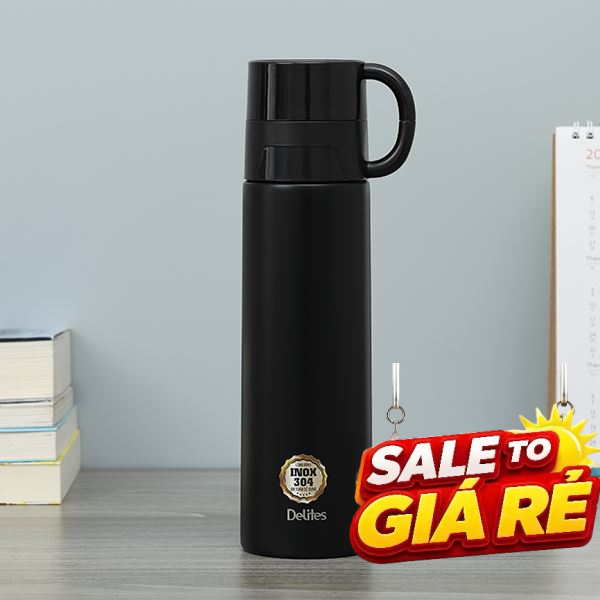 Bình giữ nhiệt nóng lạnh Inox 500 ml Delites Z037