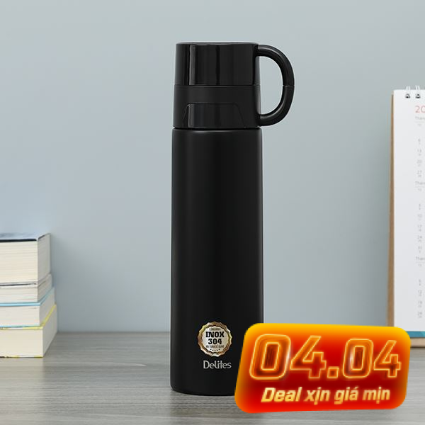 Bình giữ nhiệt nóng lạnh Inox 500 ml Delites Z037