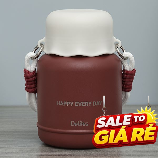 Bình giữ nhiệt nóng lạnh Inox 680 ml Delites FH680