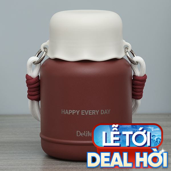 Bình giữ nhiệt nóng lạnh Inox 680 ml Delites FH680
