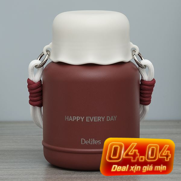 Bình giữ nhiệt nóng lạnh Inox 680 ml Delites FH680