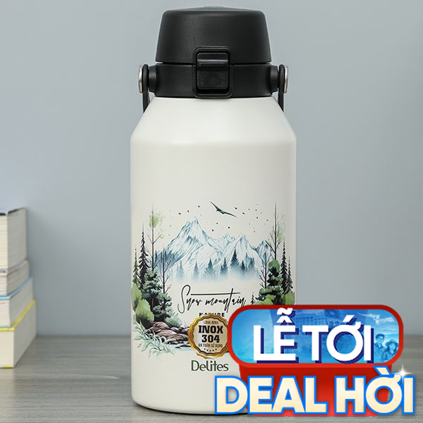 Bình giữ nhiệt nóng lạnh Inox 750 ml Delites Y80A