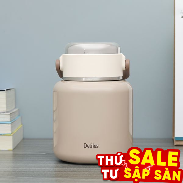 Bình giữ nhiệt nóng lạnh Inox 800 ml Delites XB-24170