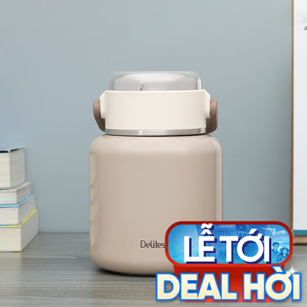 Bình giữ nhiệt nóng lạnh Inox 800 ml Delites XB-24170