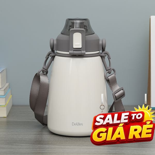 Bình giữ nhiệt nóng lạnh Inox 1100 ml Delites DSV-088