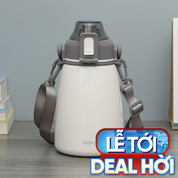 Bình giữ nhiệt nóng lạnh Inox 1100 ml Delites DSV-088