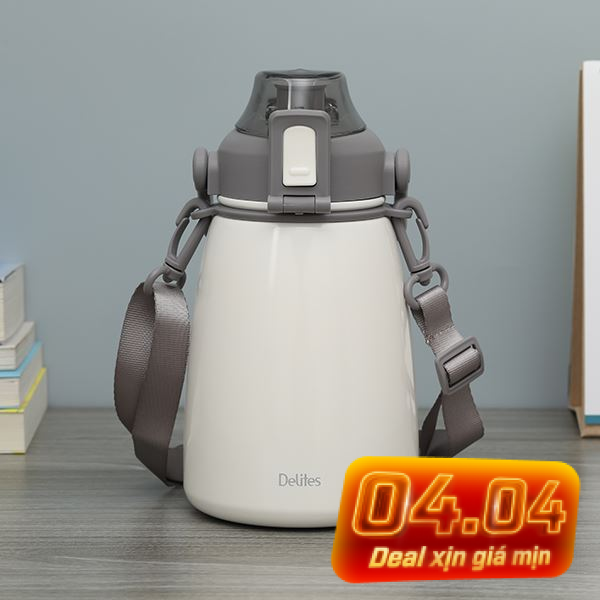 Bình giữ nhiệt nóng lạnh Inox 1100 ml Delites DSV-088