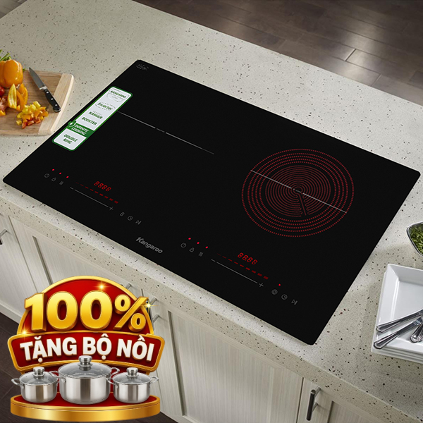 Bếp từ hồng ngoại âm Kangaroo KGIF44D1C 4400W