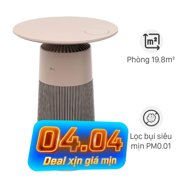 Máy lọc không khí LG PuriCare Aero Furniture AS20GPBK0 màu nâu 28W