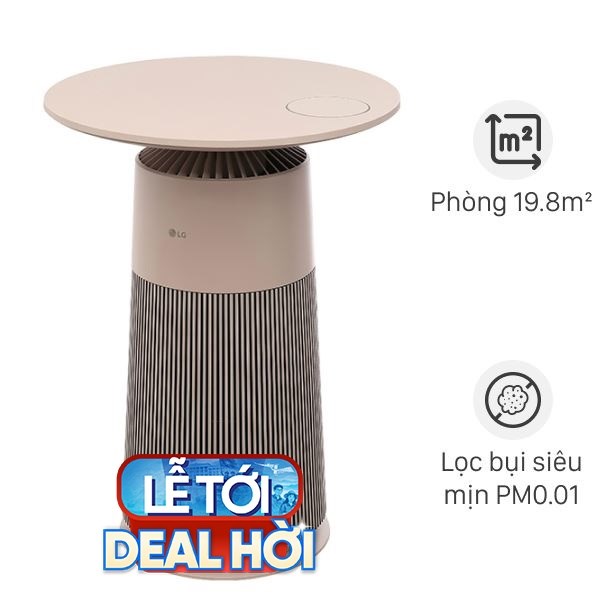 Máy lọc không khí LG PuriCare Aero Furniture AS20GPBK0 màu nâu 28W